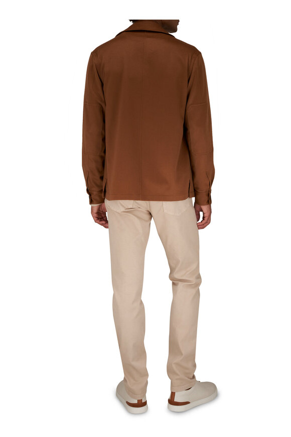 Zegna - Vicuna Brown Cashmere Overshirt