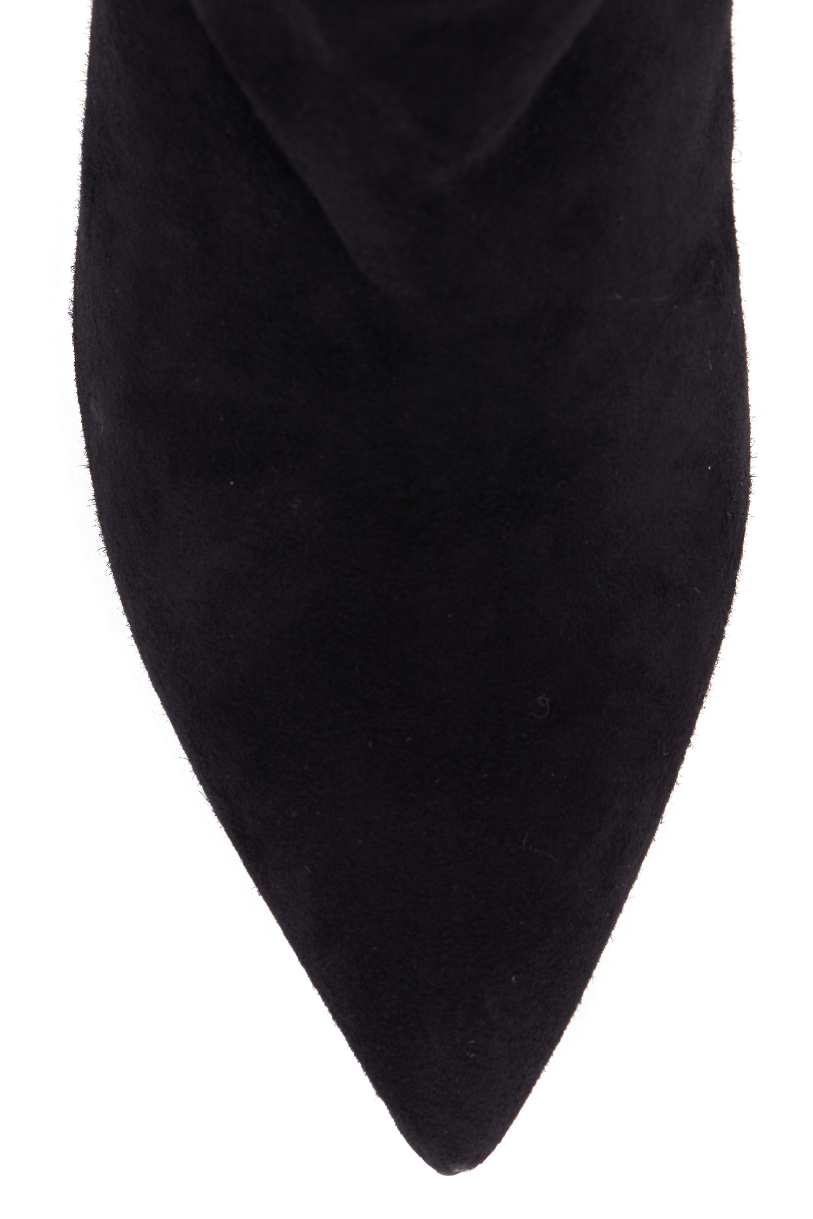 Saint Laurent - Cat Black Suede Over-The-Knee Boot, 90mm