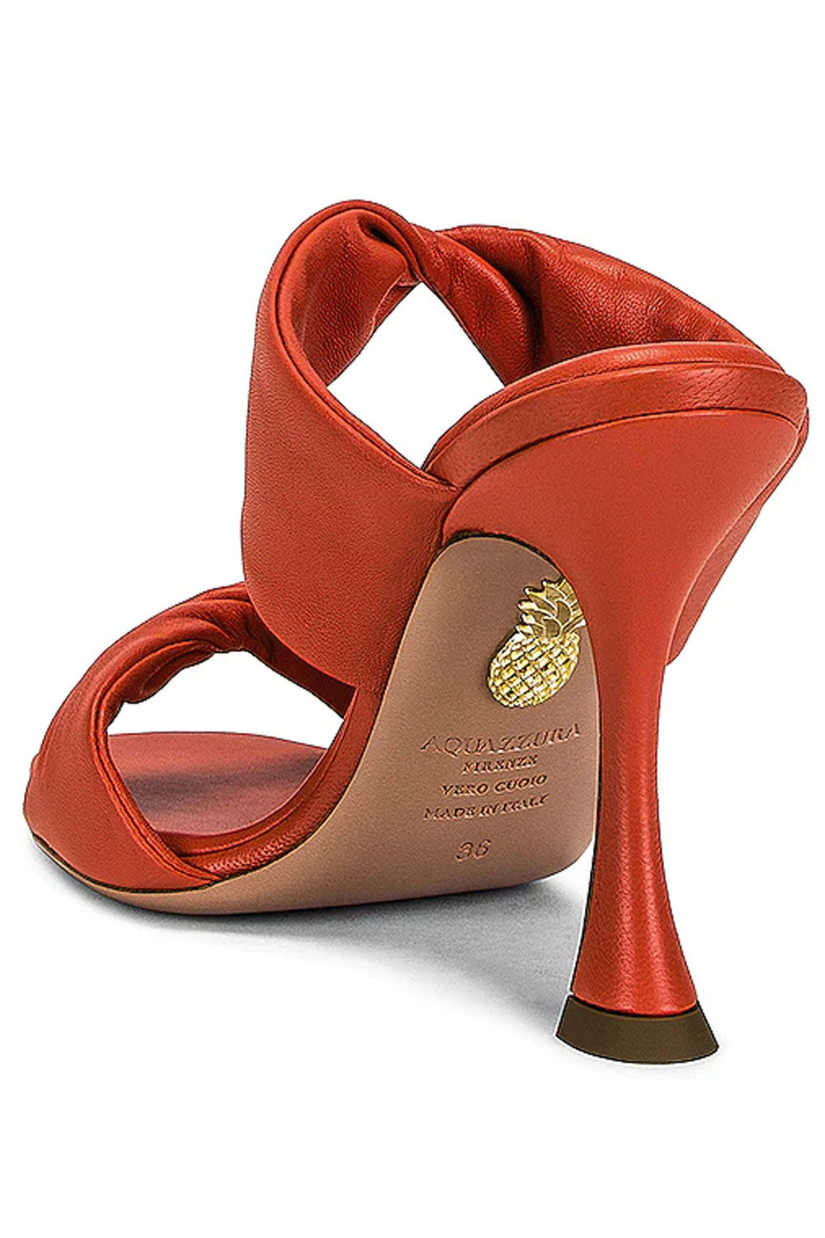 Aquazzura - Twist 95 Sandal in Mandarin