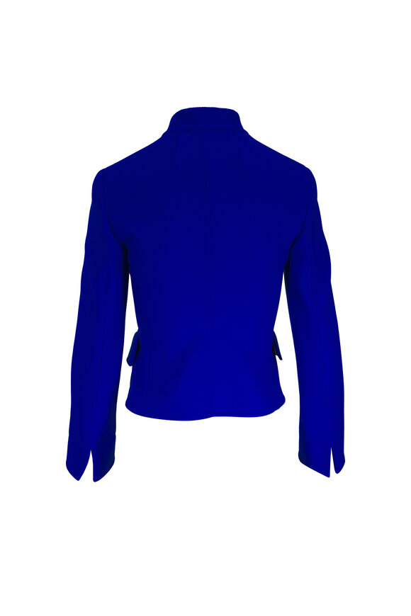 Akris Deva Royal Double-Face Wool Flannel Jacket - view 3