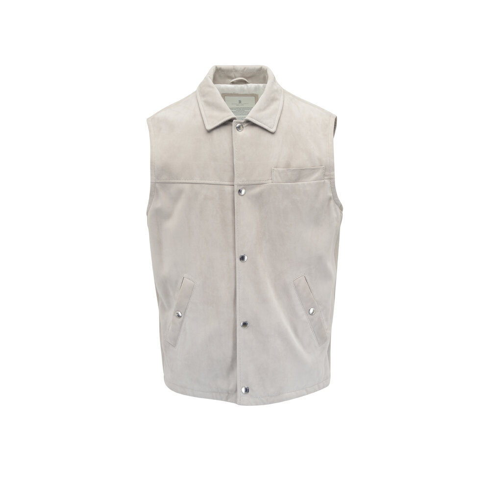 ベスト・ジレ BRUNELLO CUCINELLI Buttoned chevron vest (MG5307497 C6286) uploading-1421372.jpg