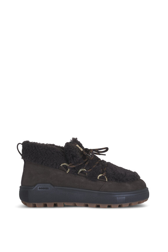 Bogner Chamonix S 19 B Dark Brown Suede Short Boot - view 2