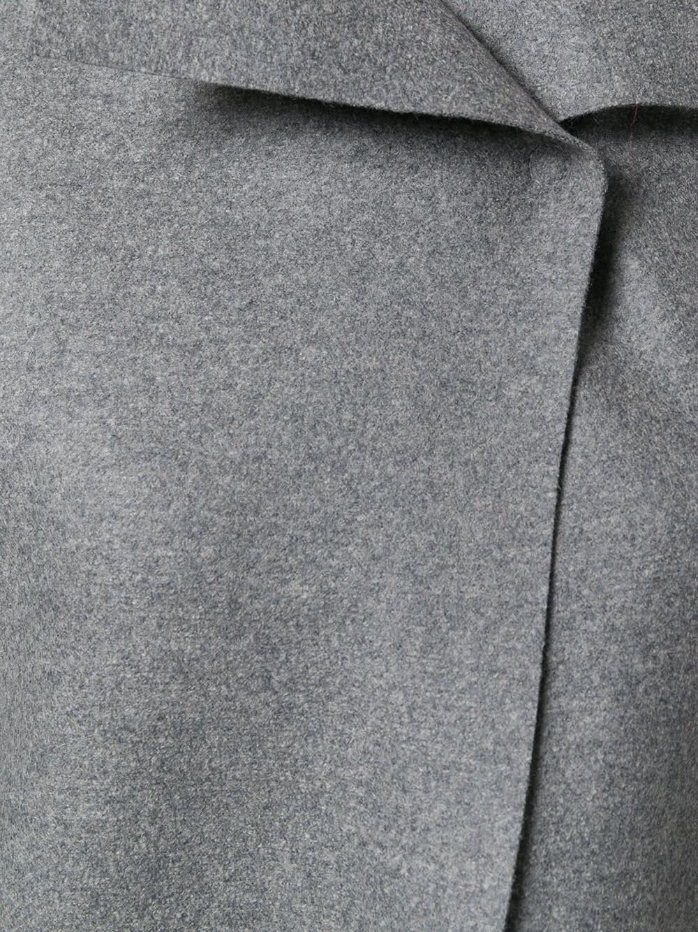 Harris Wharf - Grey Pressed Wool Kimono Jacket | Mitchell Stores