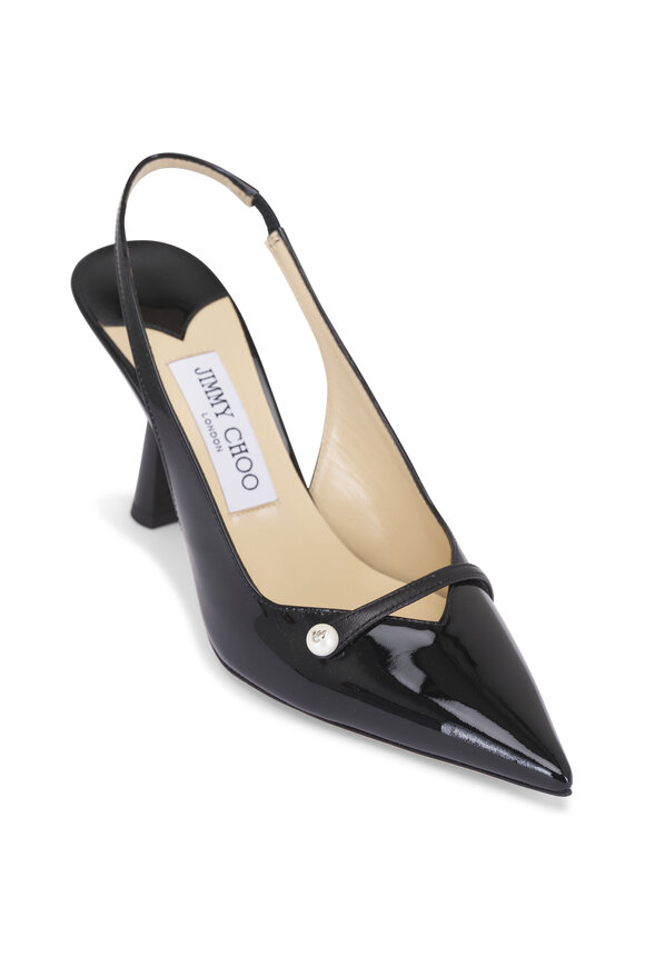 Jimmy Choo SHAR 85 黒 スエード ヒール 36.5