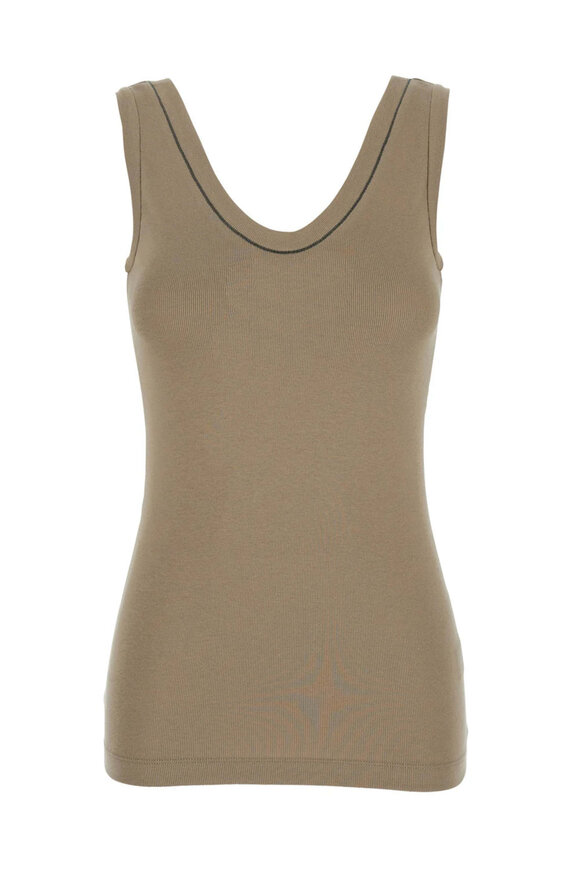 Tシャツ・カットソー BRUNELLO CUCINELLI JERSEY SLEEVELESS TOP WITH MONILI 27505577_57333336_600.jpg