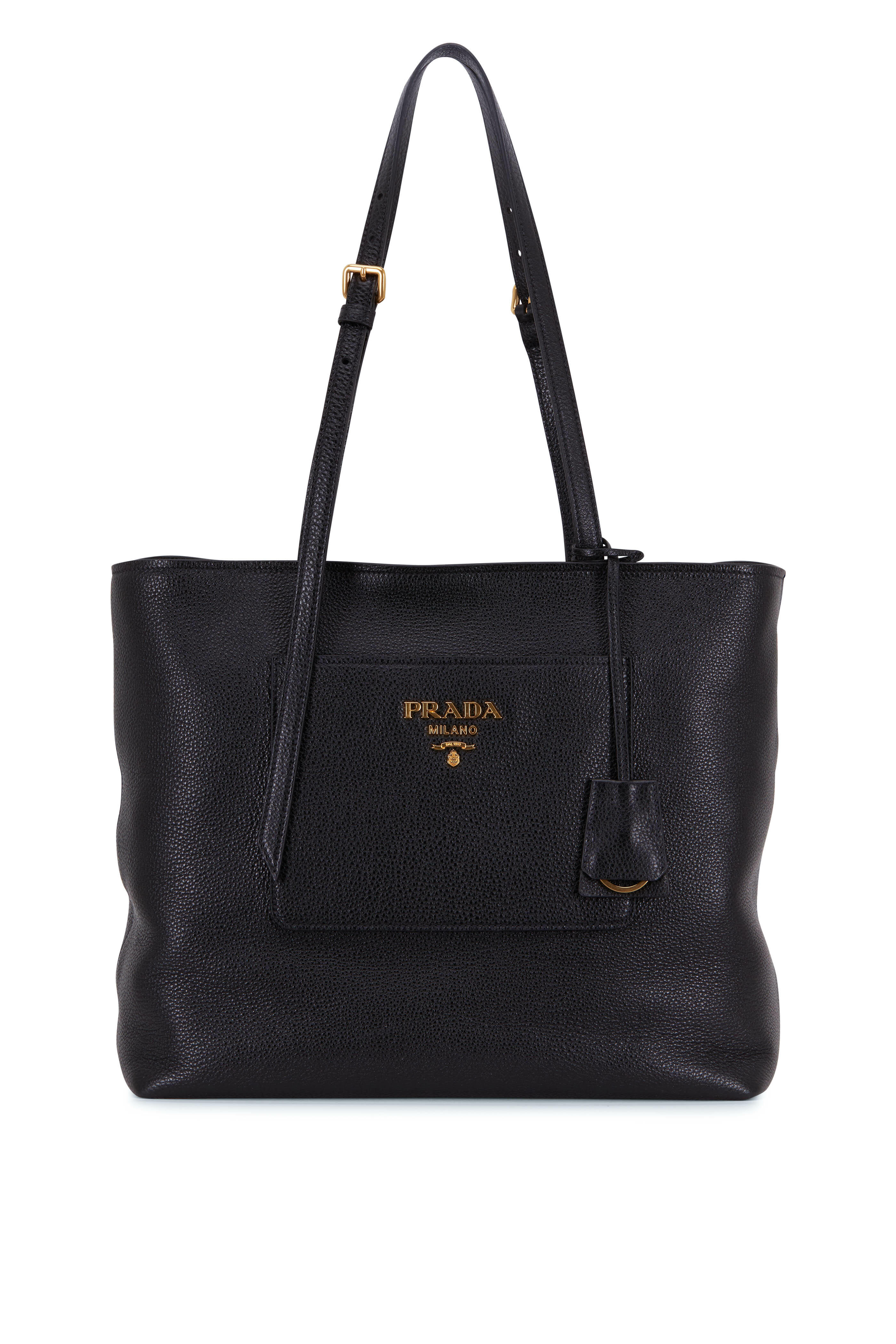 Prada Women's Black Antique Nappa Leather Mini Tote | by Mitchell Stores