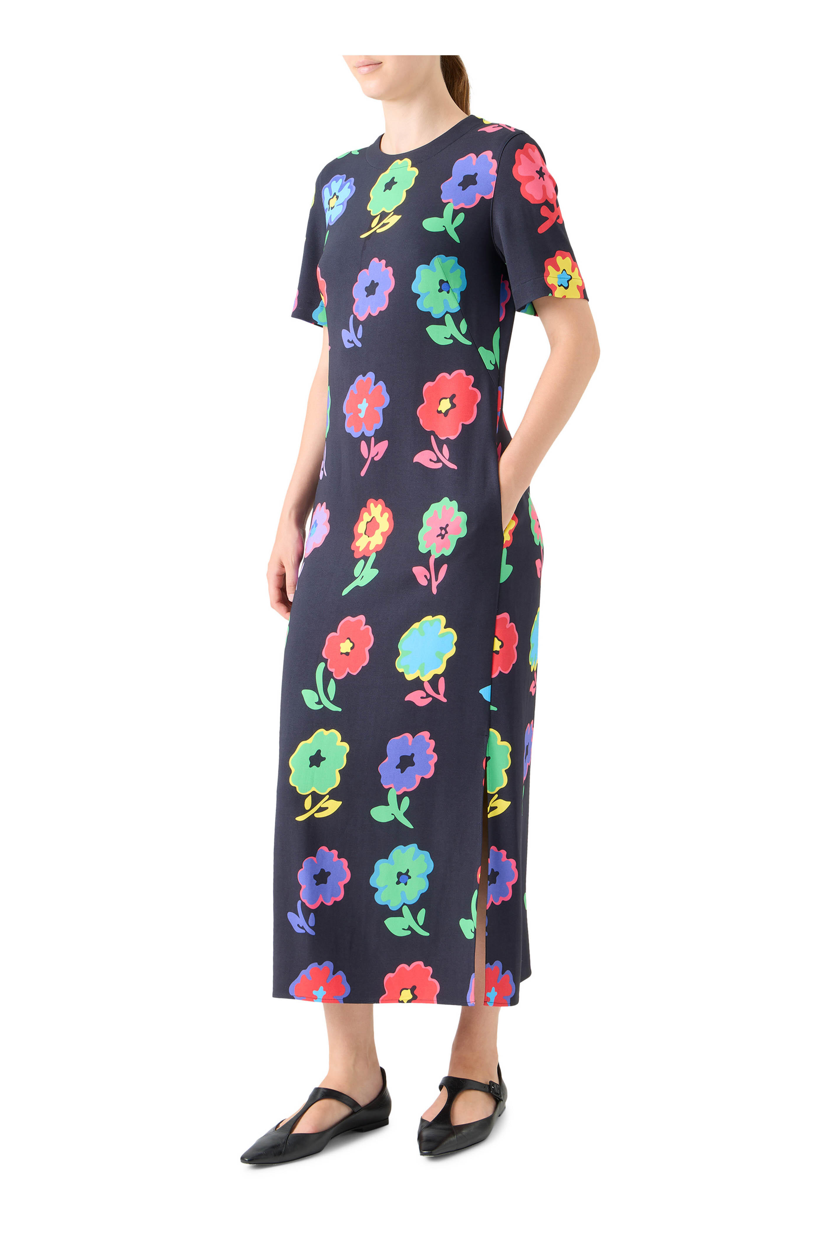 Akris Punto - Floral Midi Tunic Dress