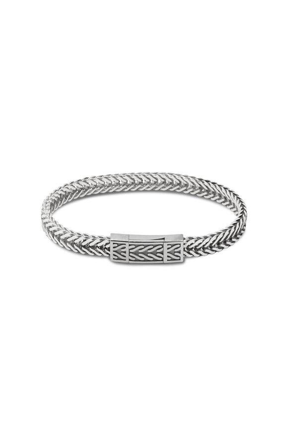 Tateossian - Coda Di Volpe Sterling Silver Bracelet