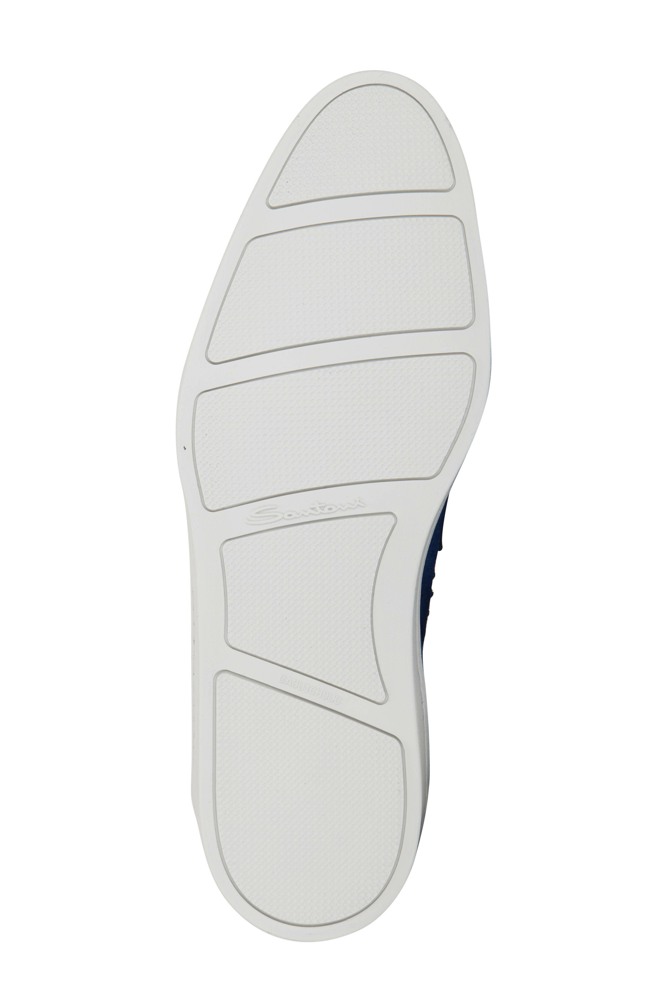 Santoni - Banker Light Blue Suede Loafer