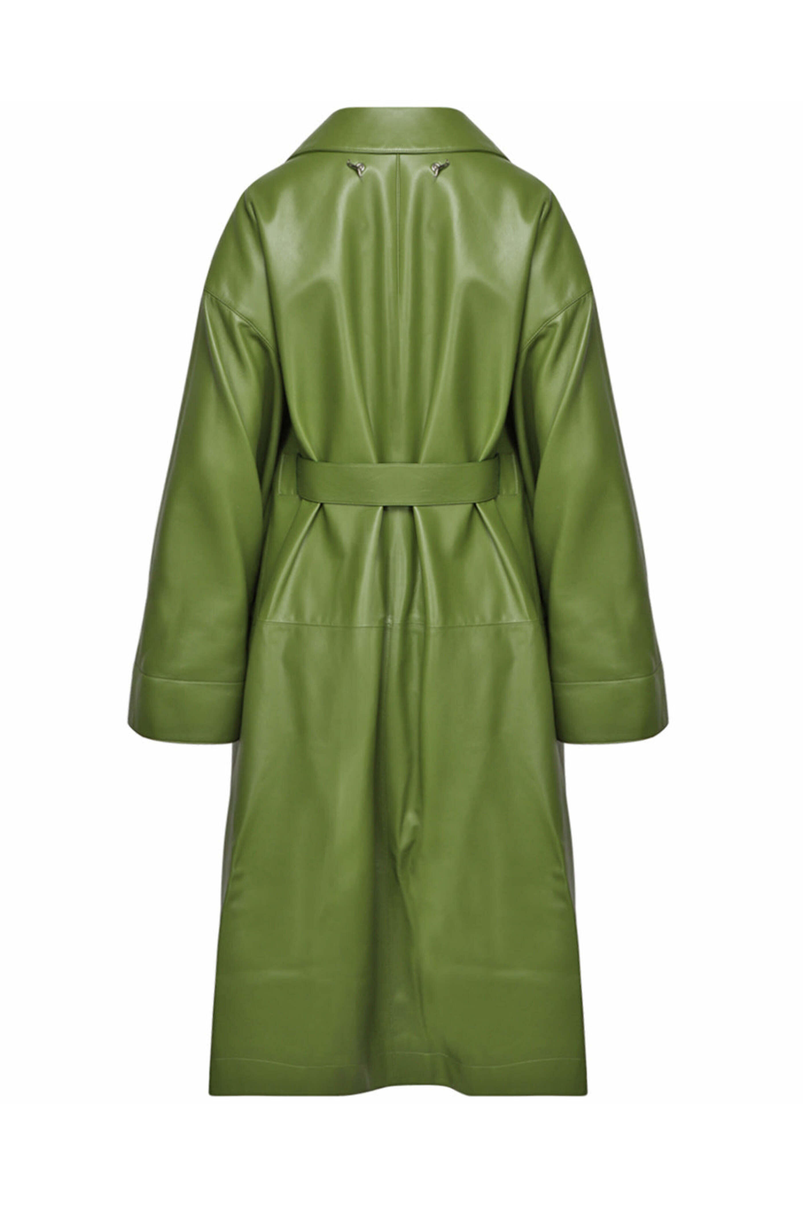 Lanvin - Lichen Leather Manteau Cape Jacket