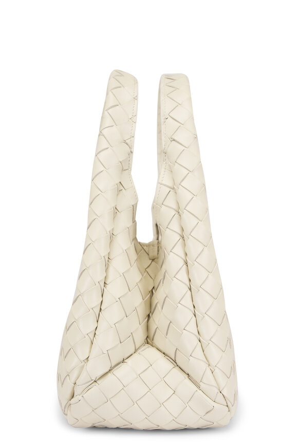 Bottega Veneta Small Campana Salt Intrecciato Leather Bag - view 3