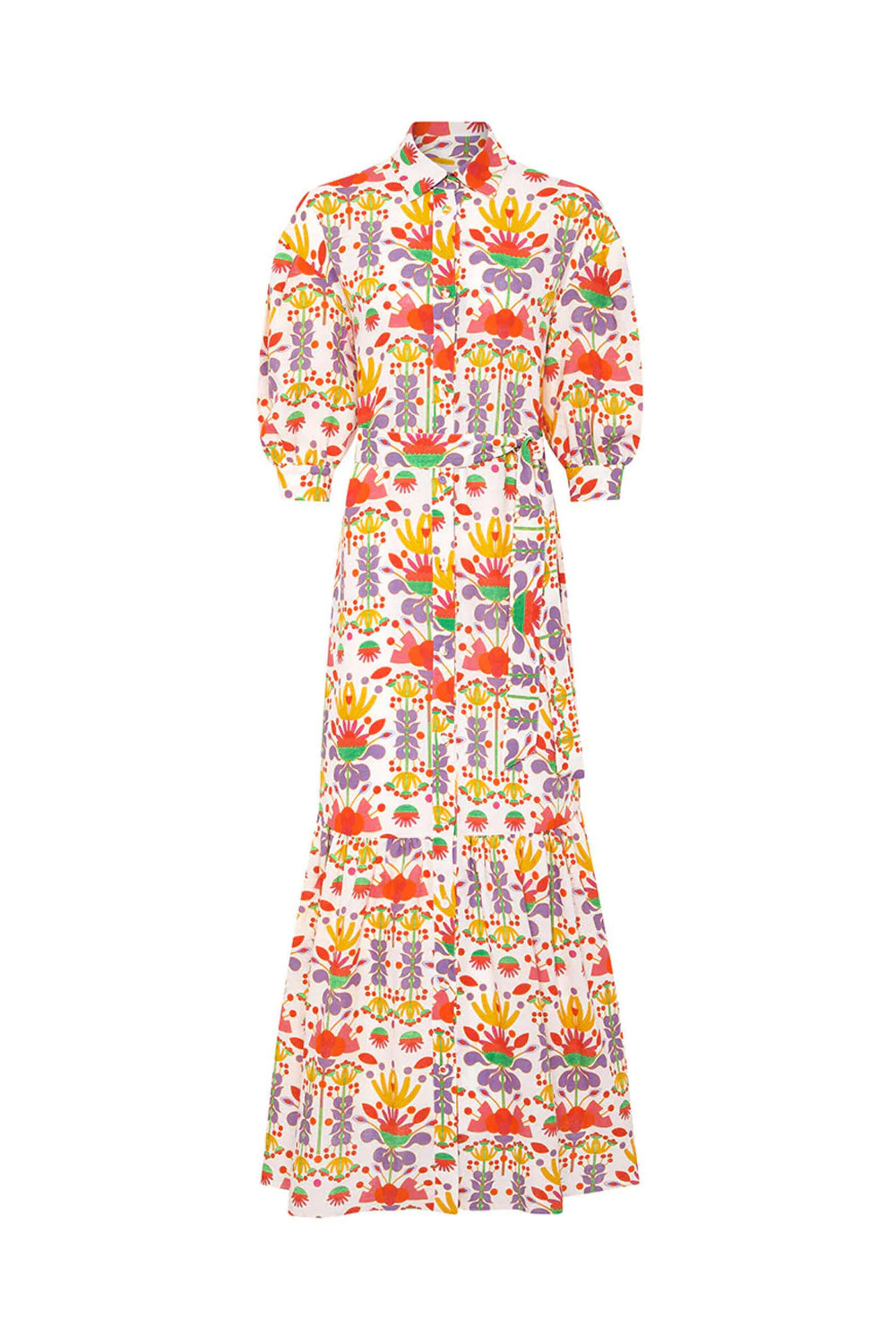 Borgo De Nor - Avatar White Button Down Bianca Dress