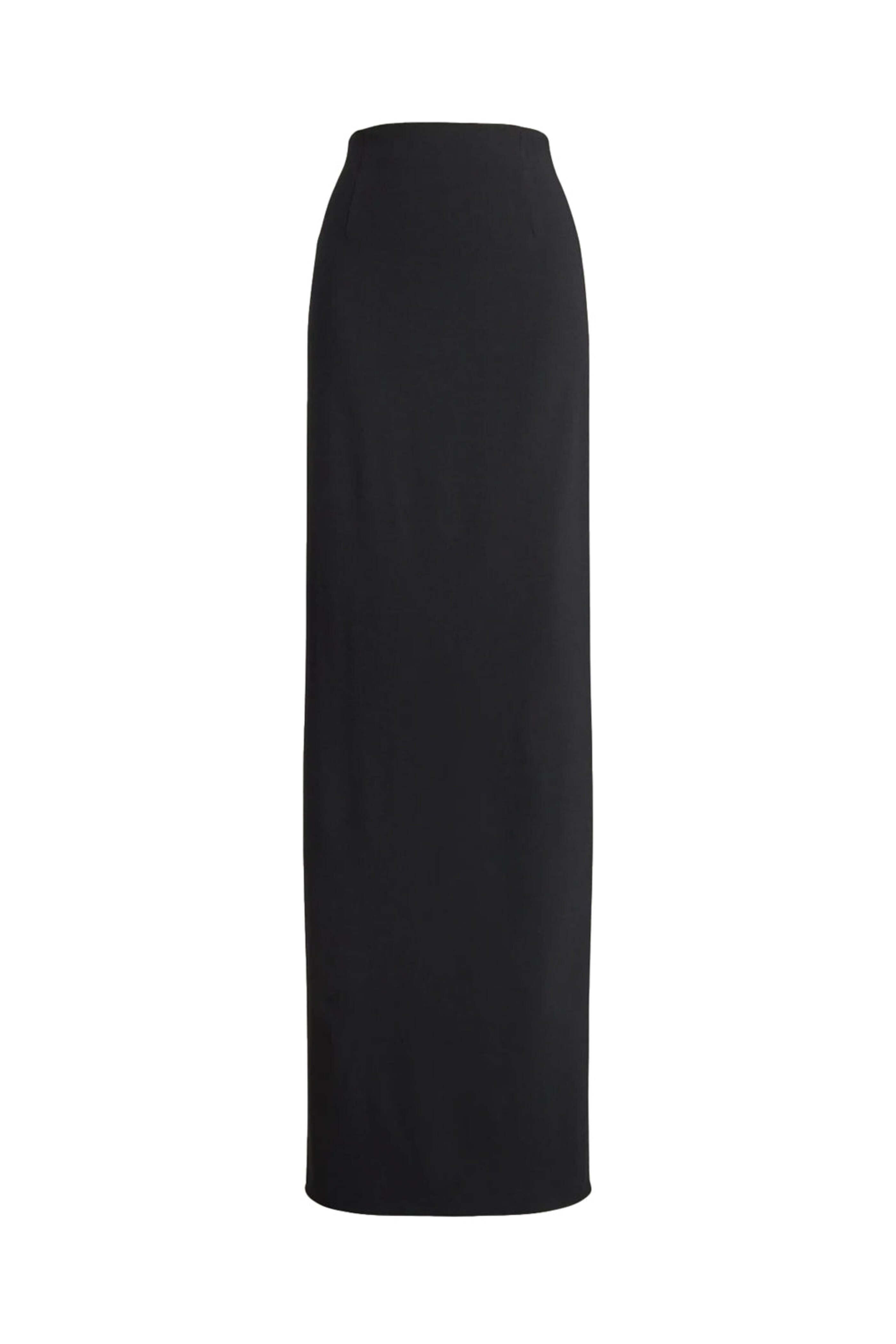 Ralph Lauren - Black Wool Nelson Maxi Pencil Skirt