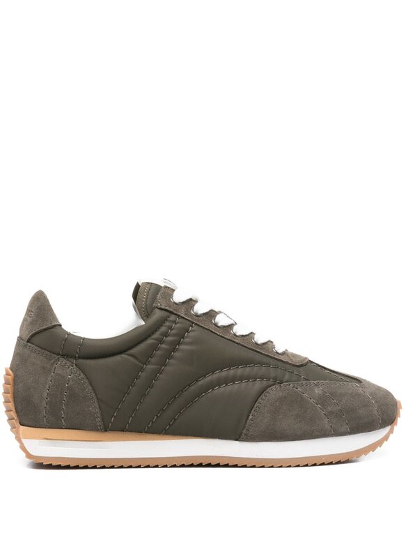 Totême Dark Olive Sport Sneaker - view 6