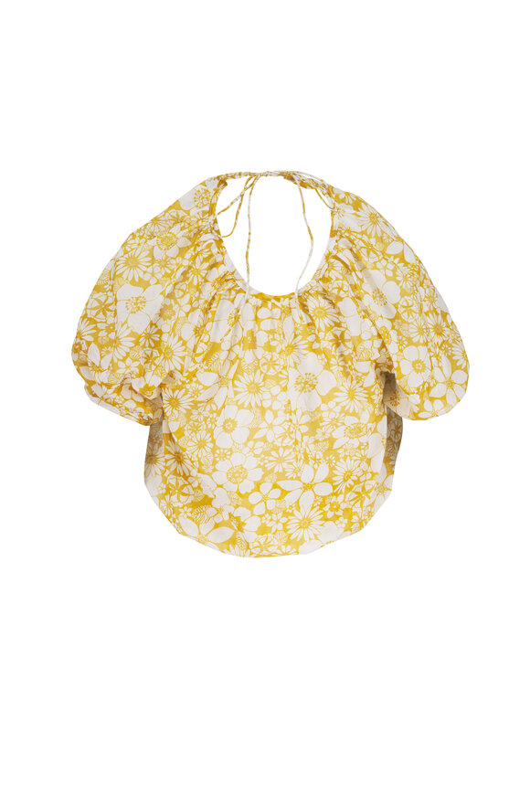 Mother The Party In The Back Floral Notes Shirt - view 3