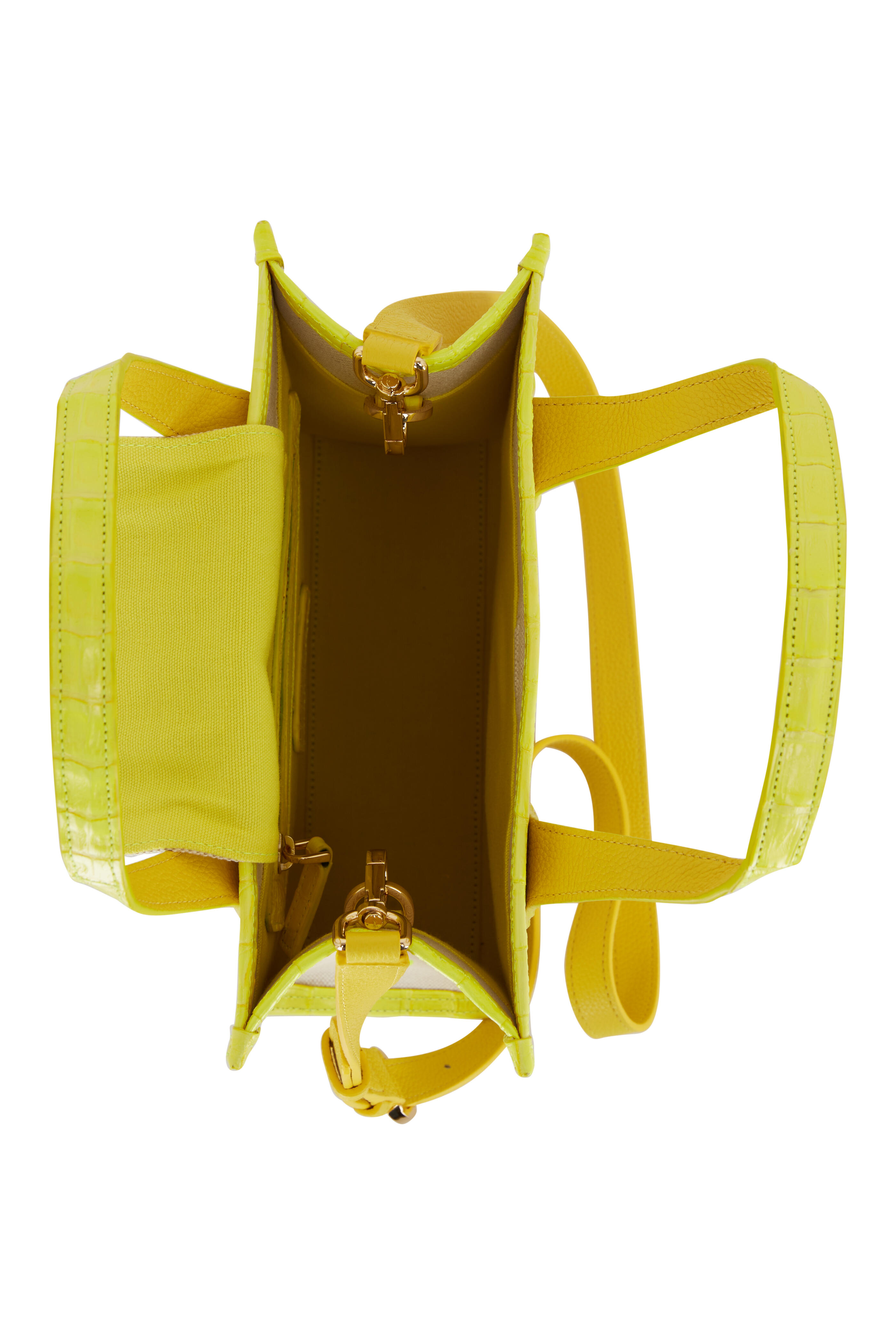 Maria Oliver - Martina Giallo Yellow Canvas Tote