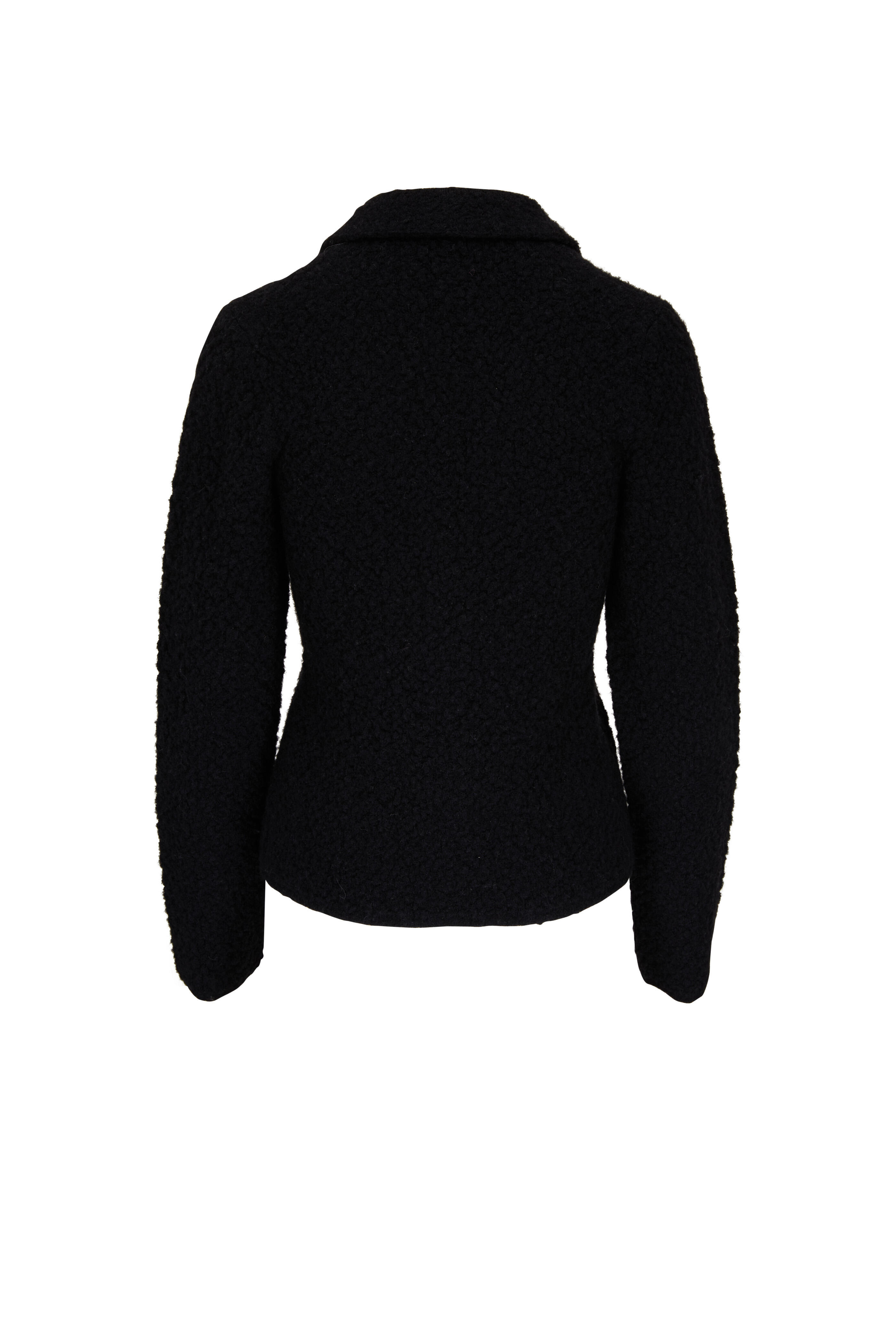 Vince - Black Bouclé Sweater Blazer