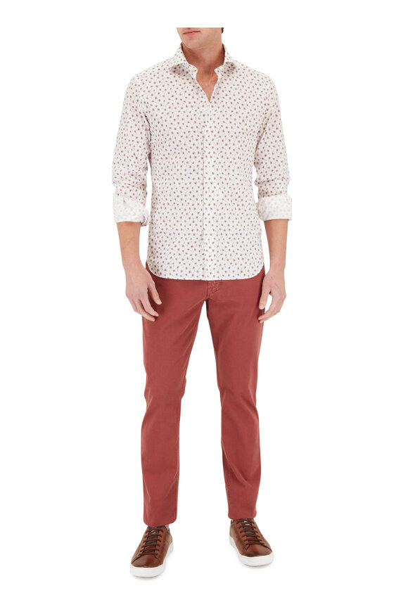 Martin Dingman Cameron Brown Leather Sneaker - view 2