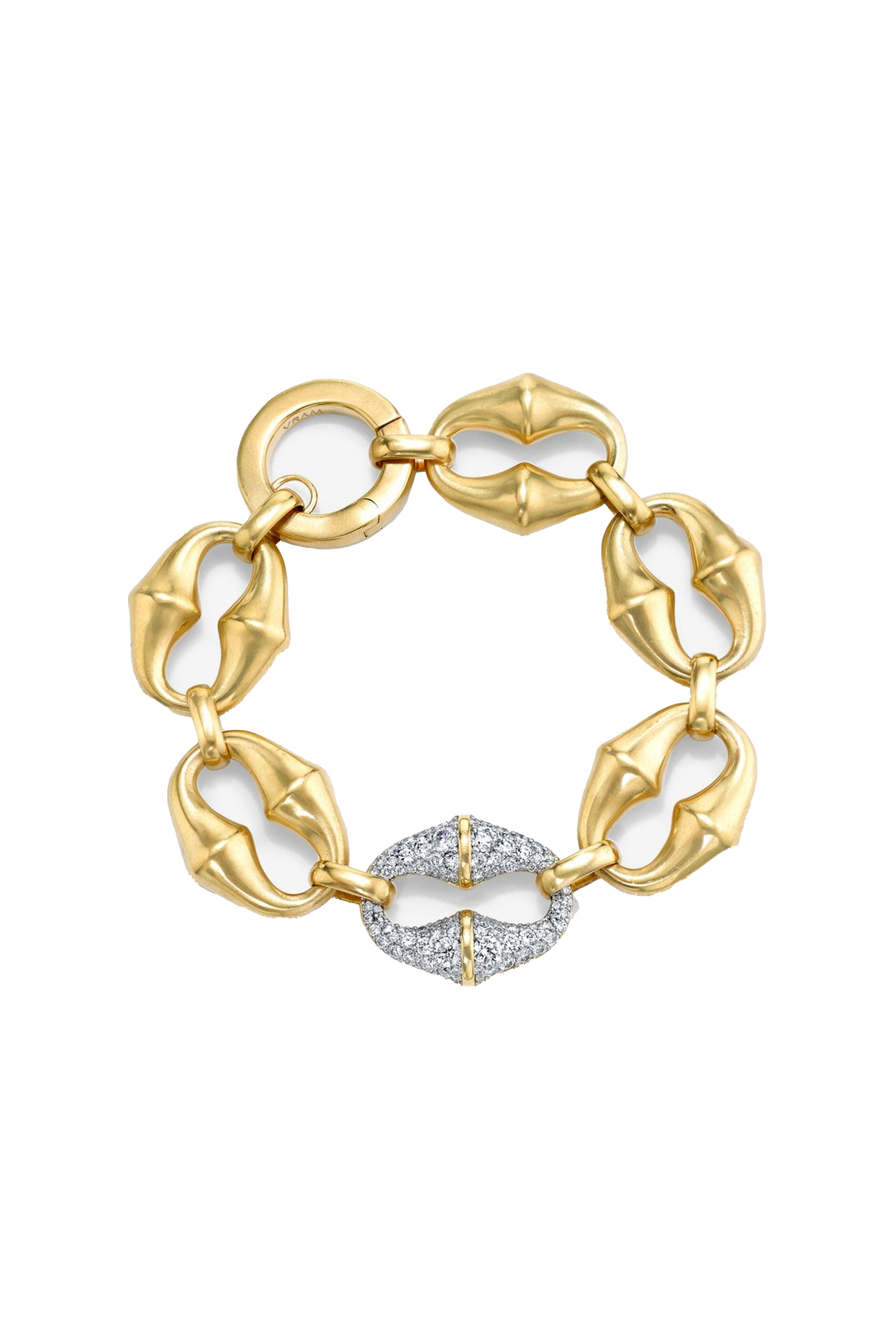 Vram - Medium Chrona Diamond Link Bracelet