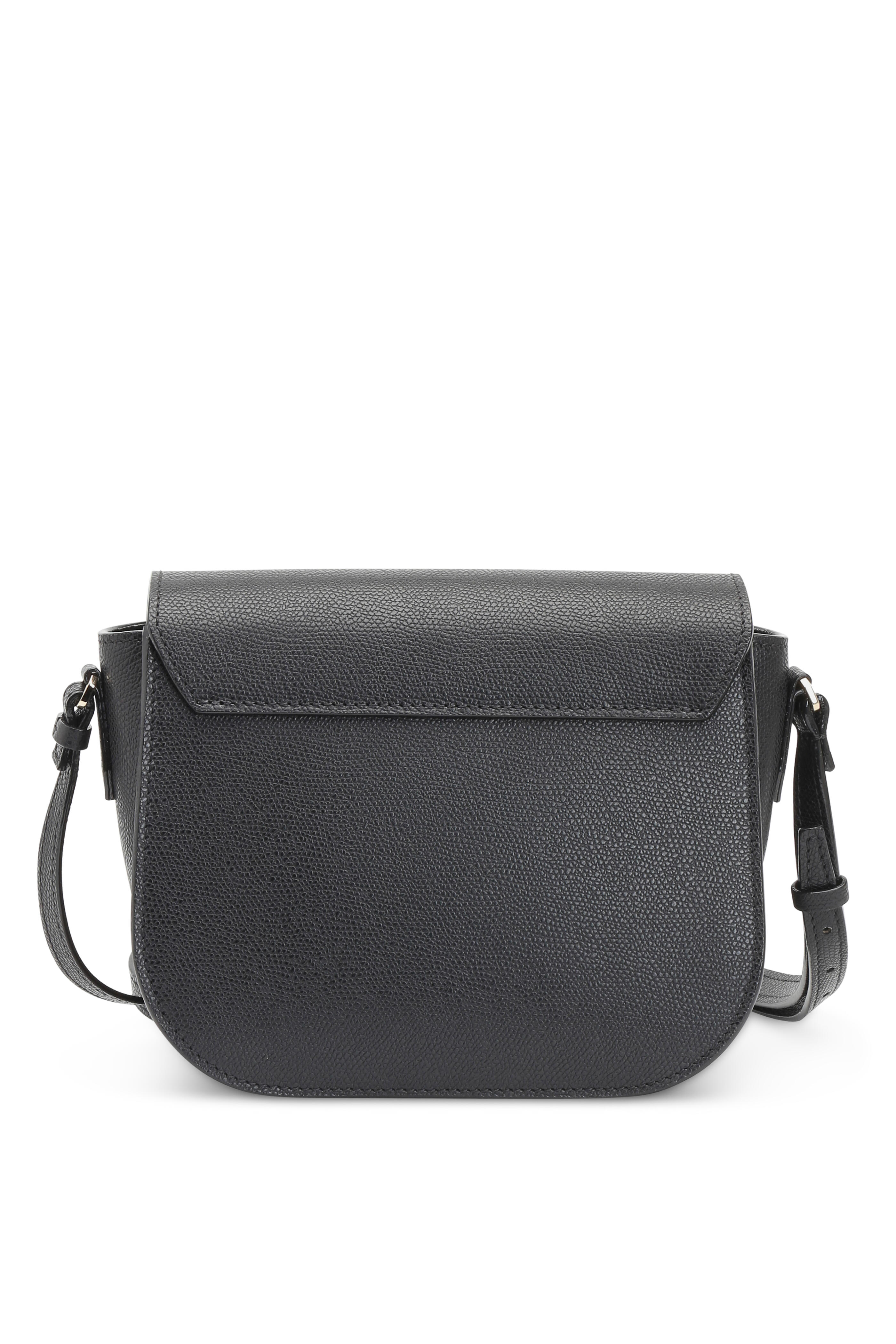 Vimoda Leather black silver two-tone cross body / shoulder small bag