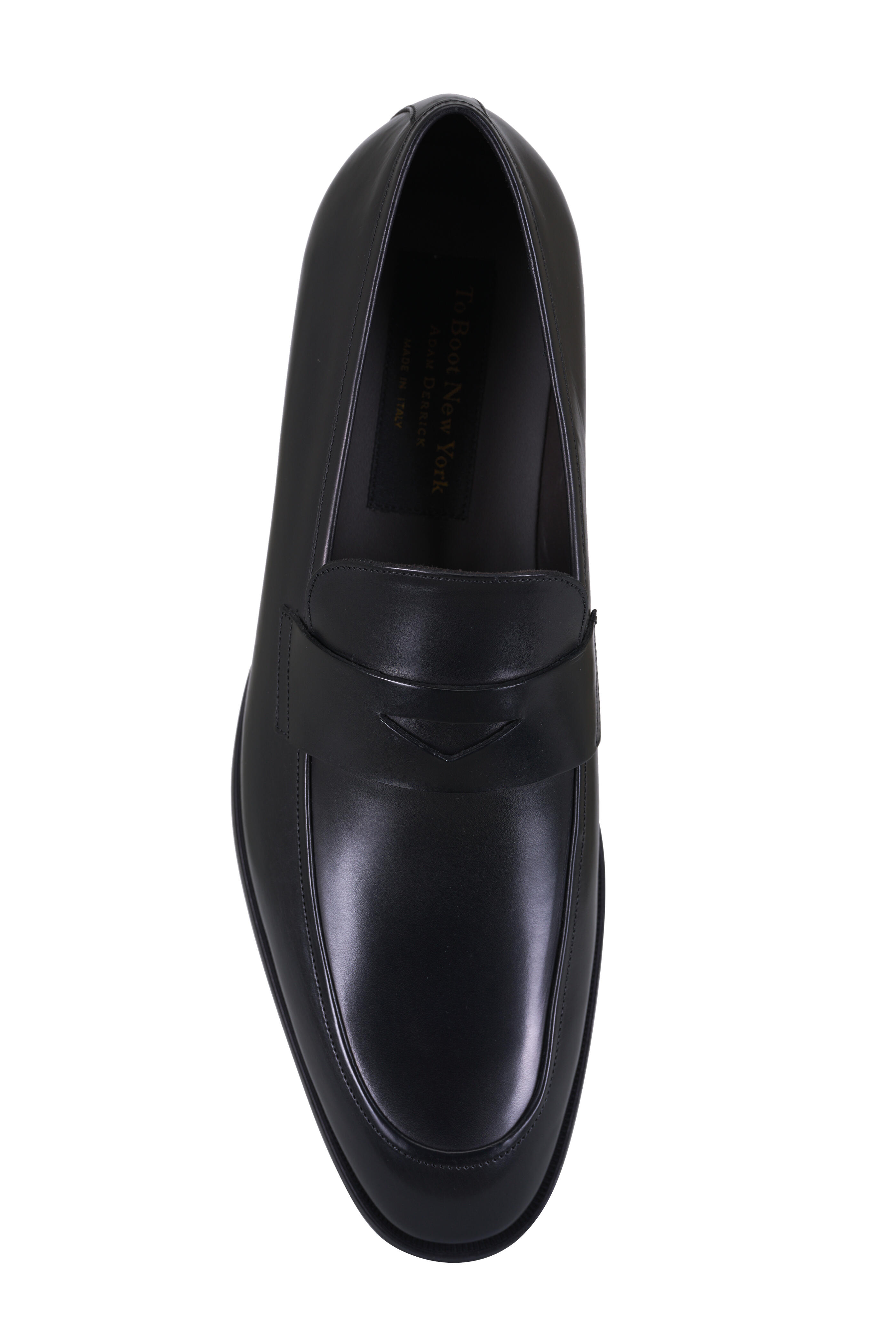 To Boot New York - Jagger Black Leather Penny Loafer - view 3