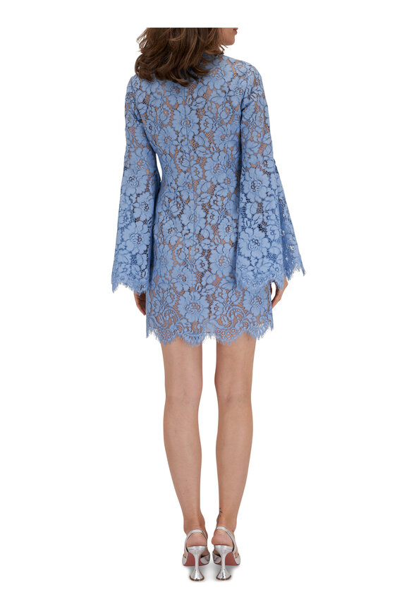 Michael Kors Collection - Light Blue Lace Mini Dress 