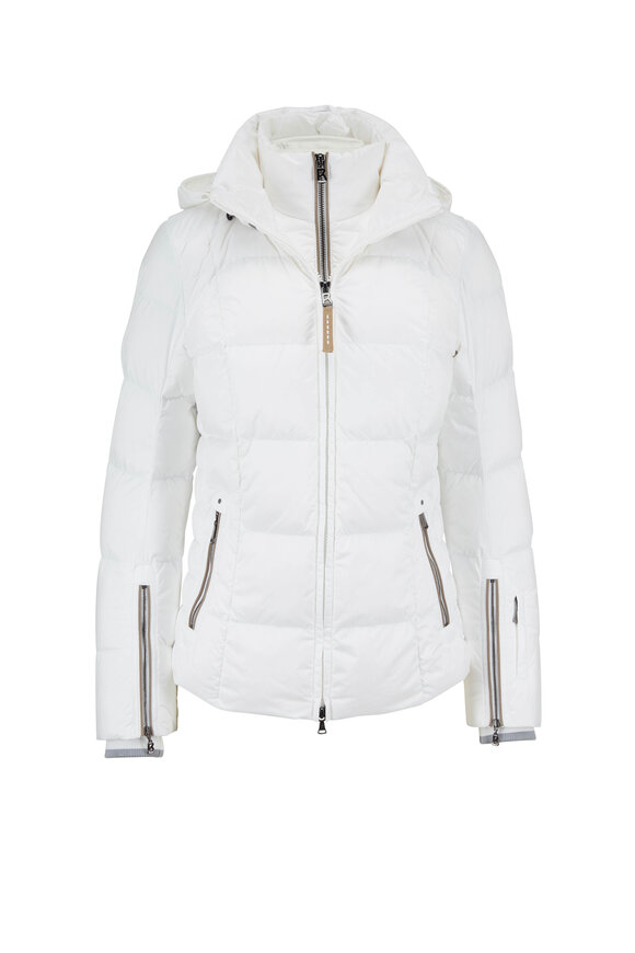 Bogner Sanne White Short Puffer Coat