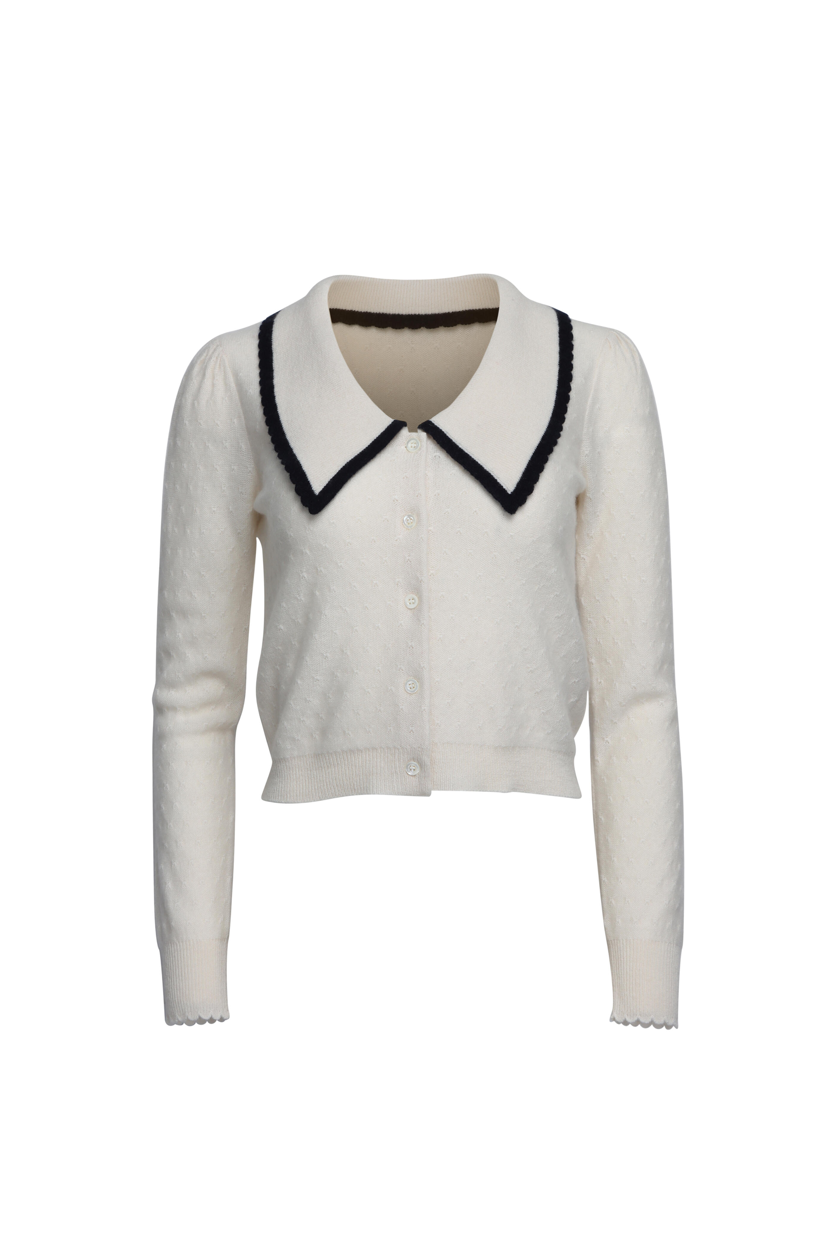 Frame - Cream Cashmere Sailor Sweater