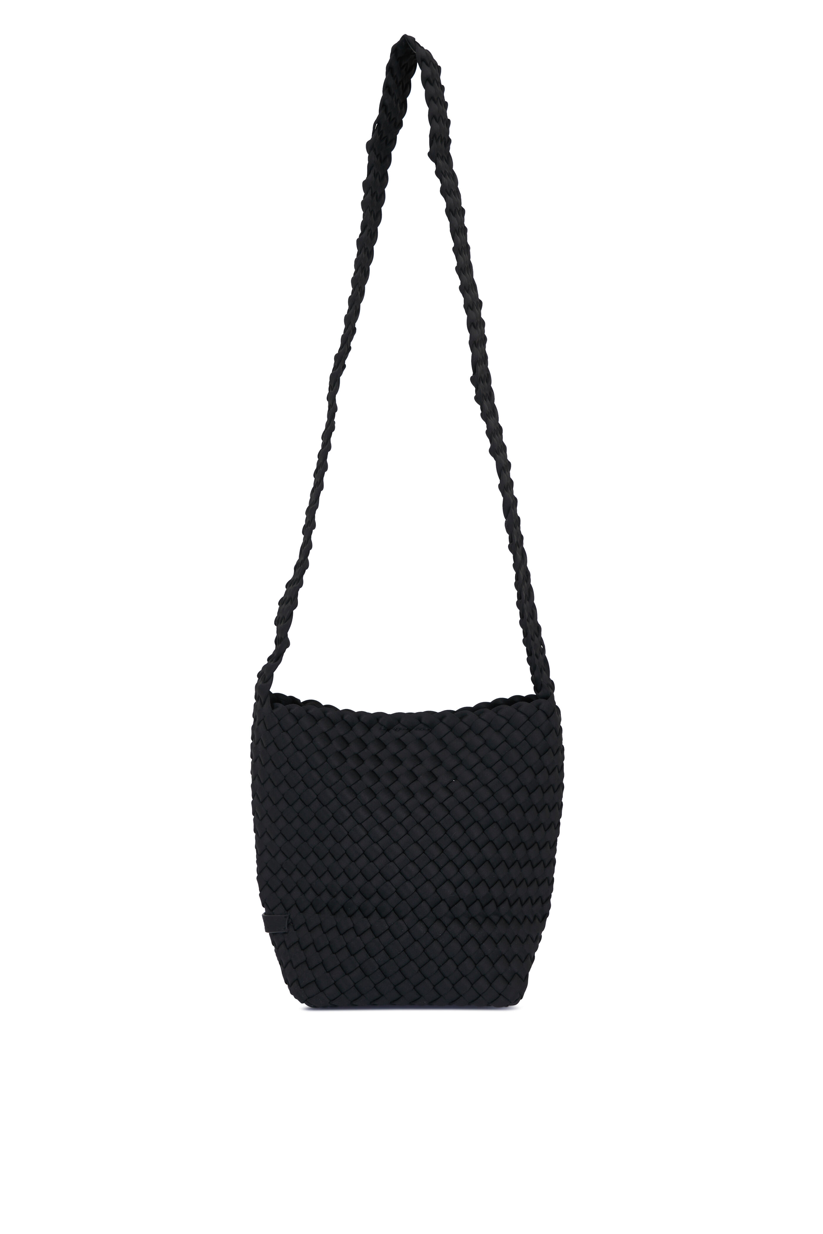 Naghedi - Laguna Onyx Woven Crossbody Bag