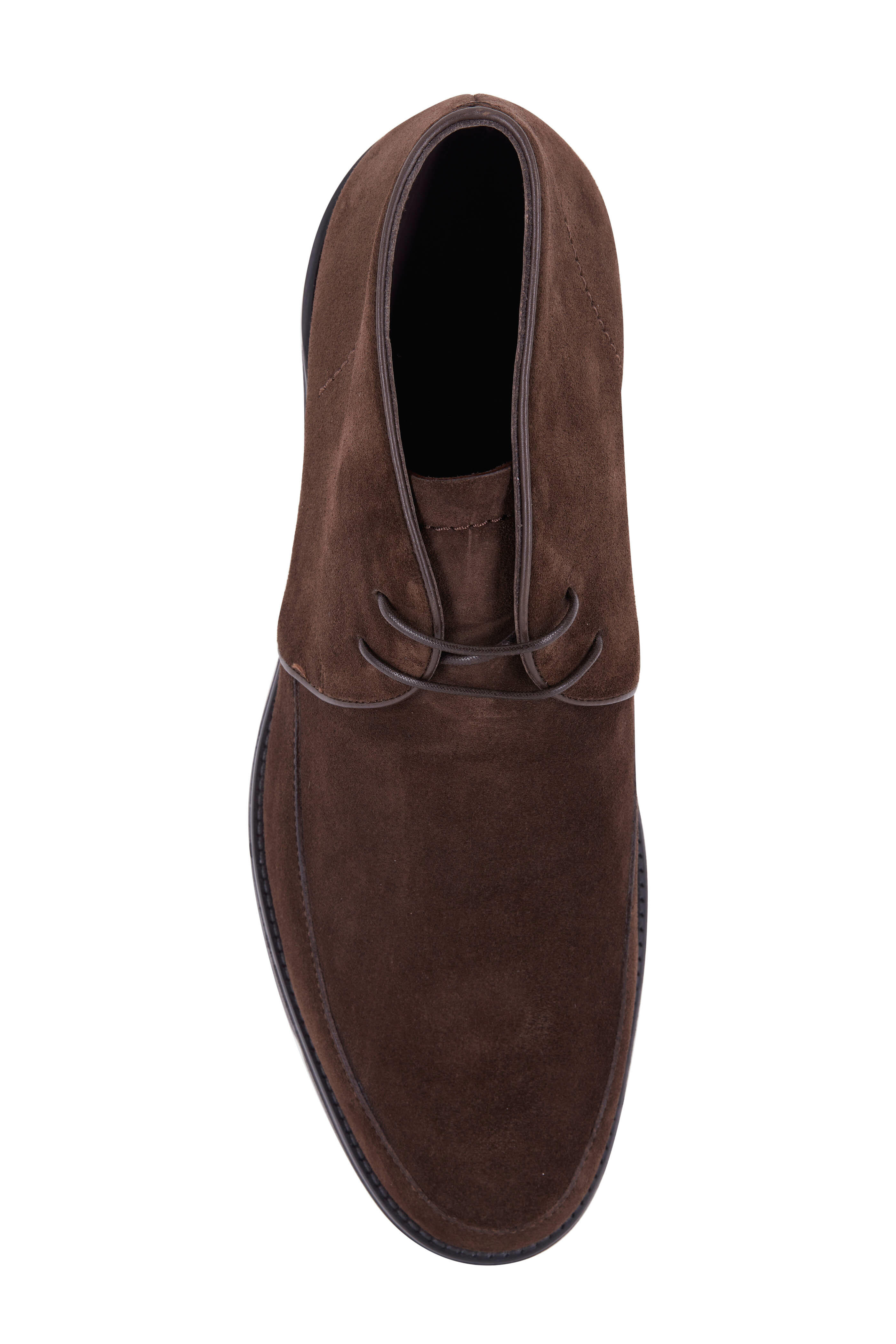 Zegna - Cortina Dark Brown Suede Ankle Boot