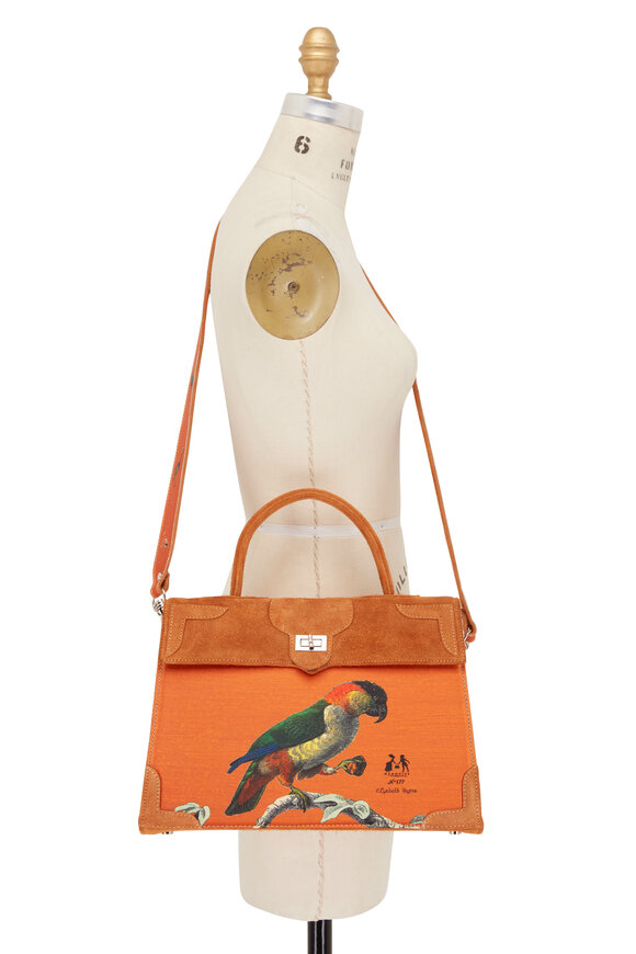 Marquise Paris - Orange Parrot Top Handle Bag