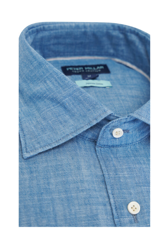 Peter Millar - Japanese Selvedge Light Chambray Sport Shirt