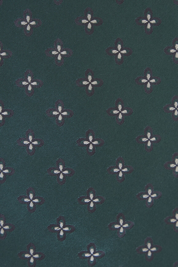 Isaia - Teal Floral Silk Tie