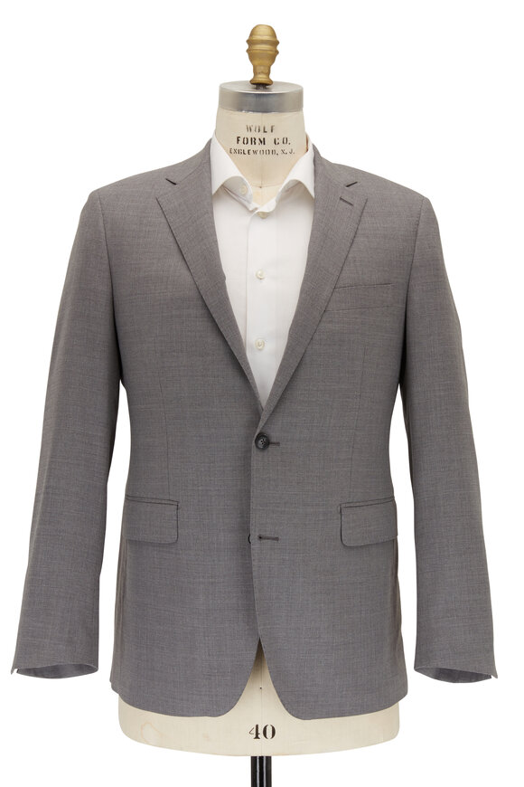 Atelier Munro - Grey Stretch Wool & Silk Suit 