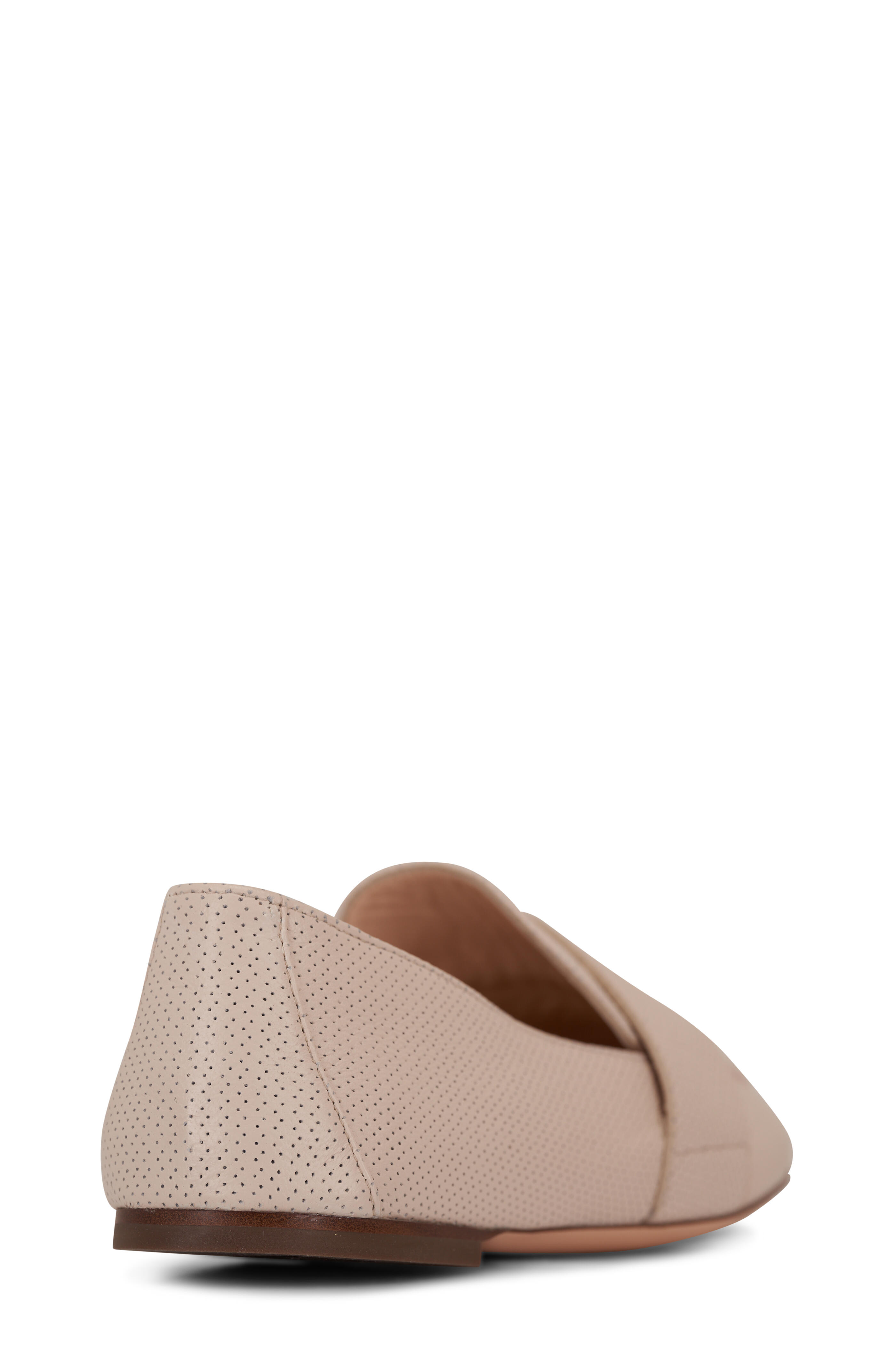 AGL Mara Spring Gesso Perforated Leather Loafer