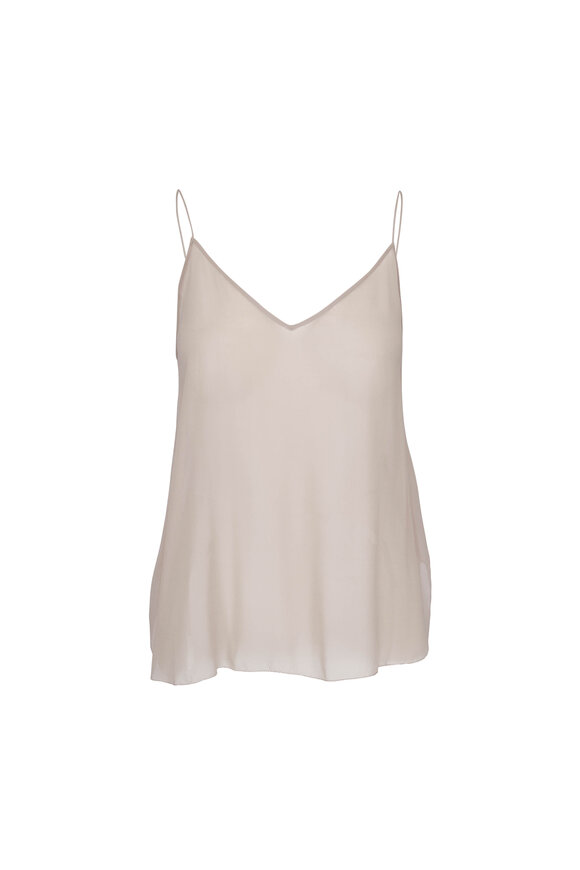 Dorothee Schumacher - Beige Silk V-Neck Cami