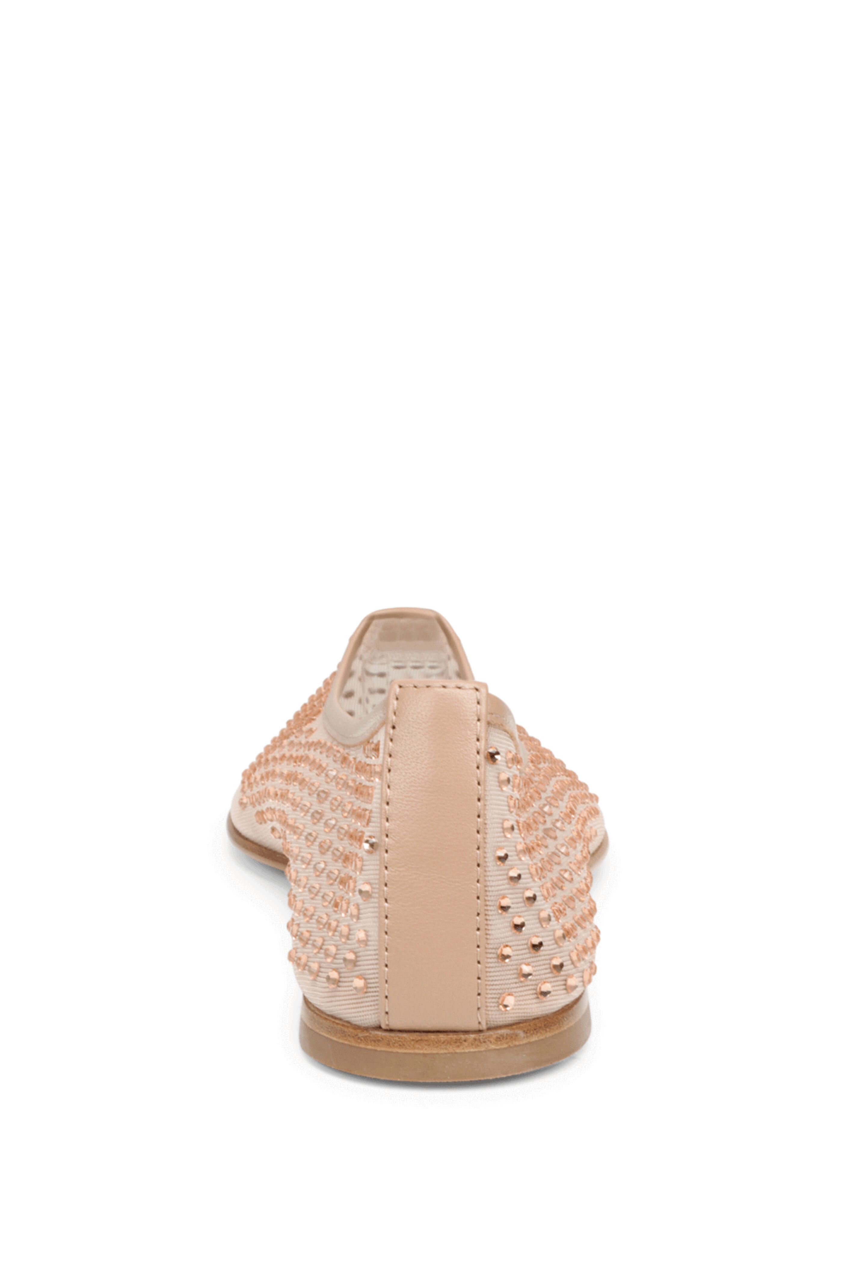 Dear Frances - Balla Beige Small Crystal Ballet Flat