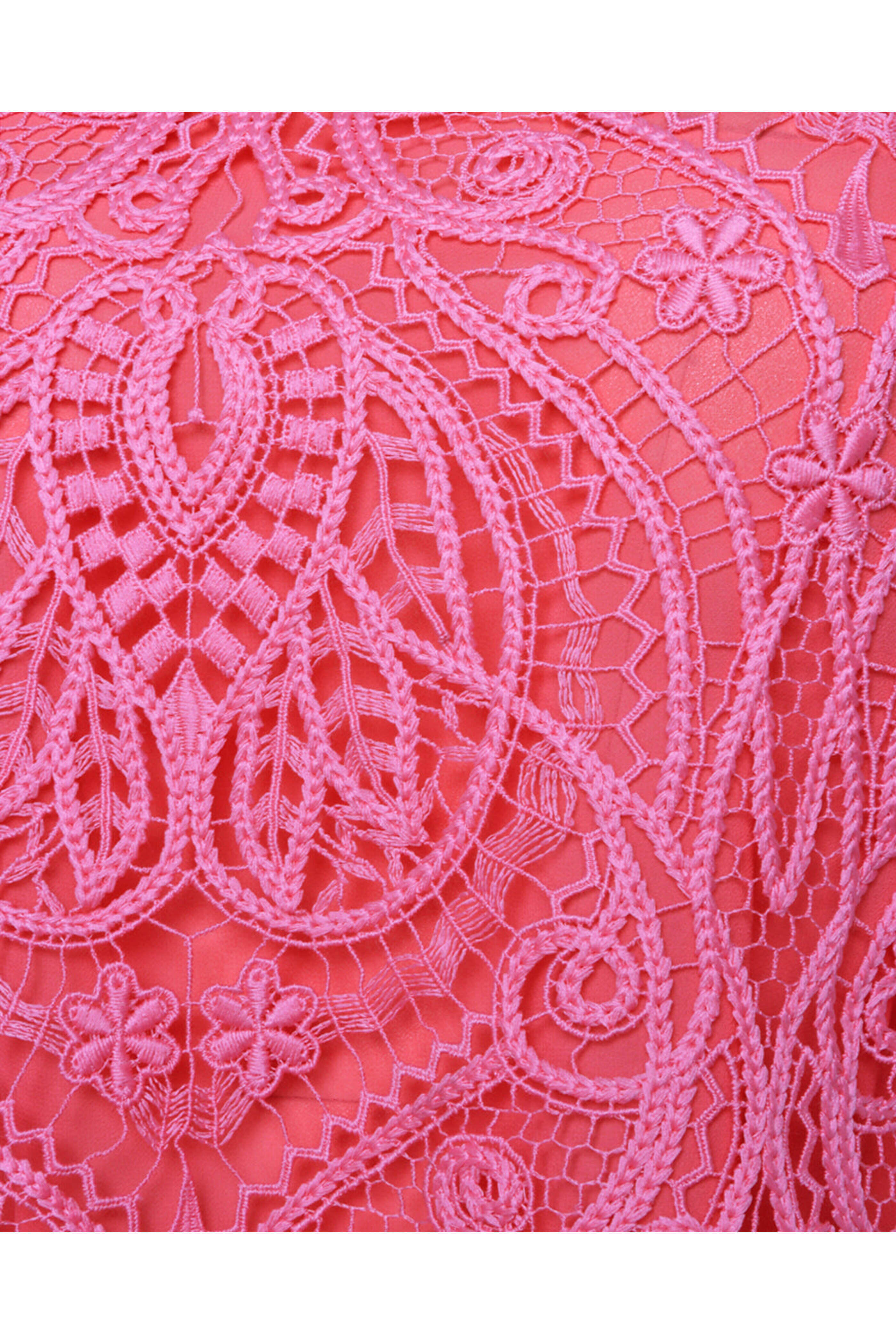 Le Superbe - Rosey Glow Lace Tee