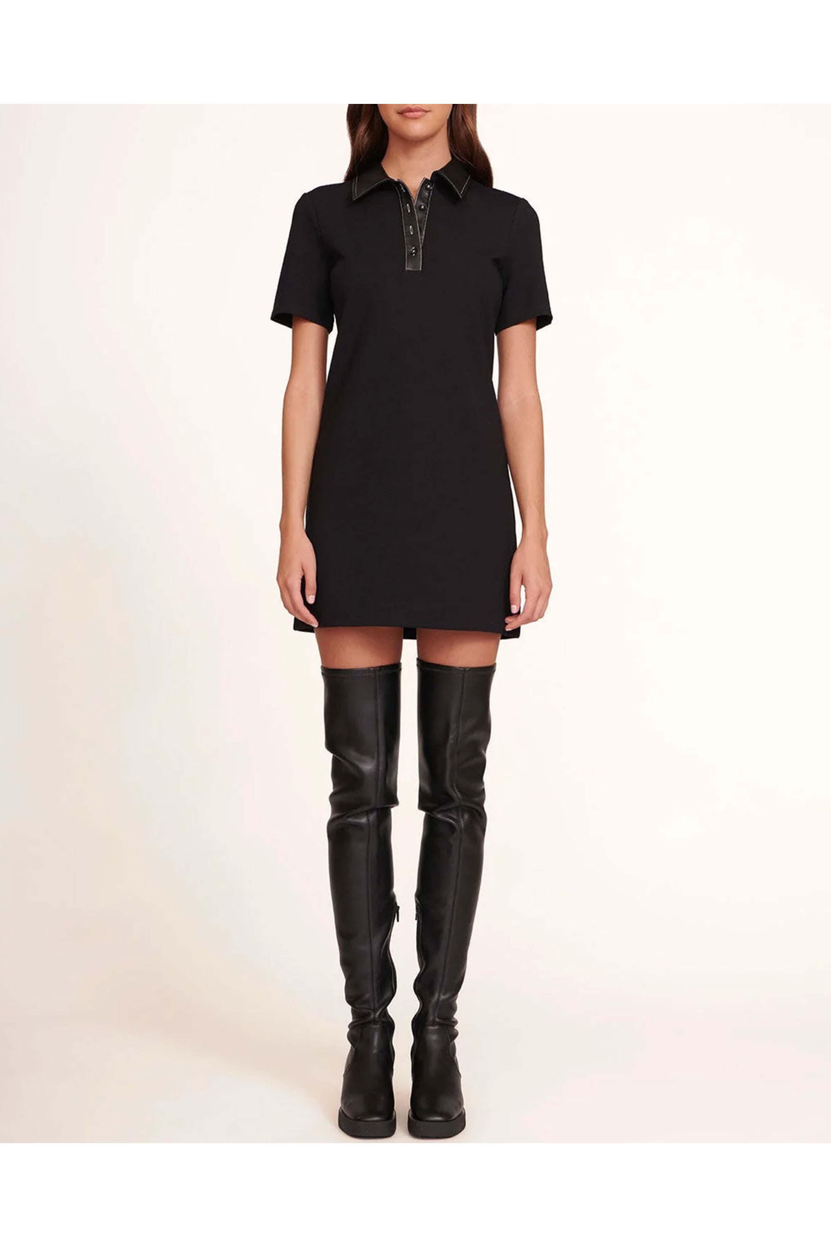 Staud - Black Jay Mini Dress