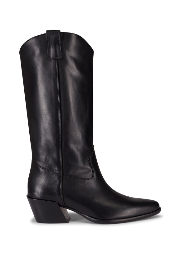 Staud Monty Black Leather Boot, 50mm - view 2