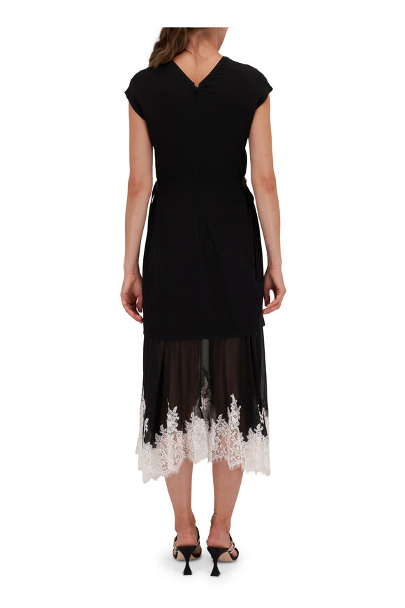 3.1 Phillip Lim - Cady Chiffon & Lace Combo Midi Dress 