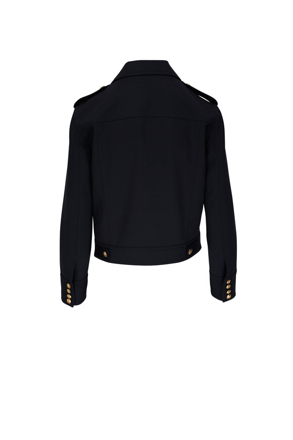 Nili Lotan - Lourdes Crop Military Midnight Blazer 