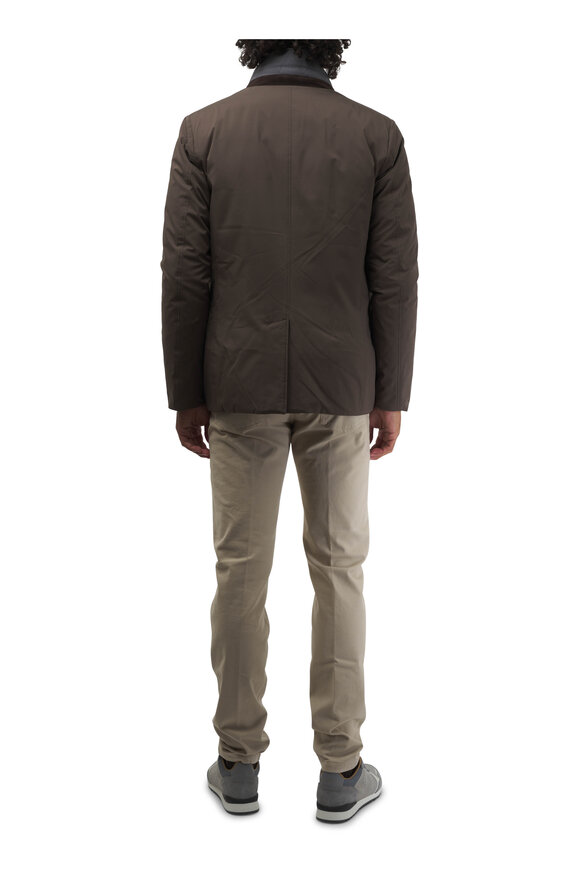 Moorer - Taupe Down Blazer