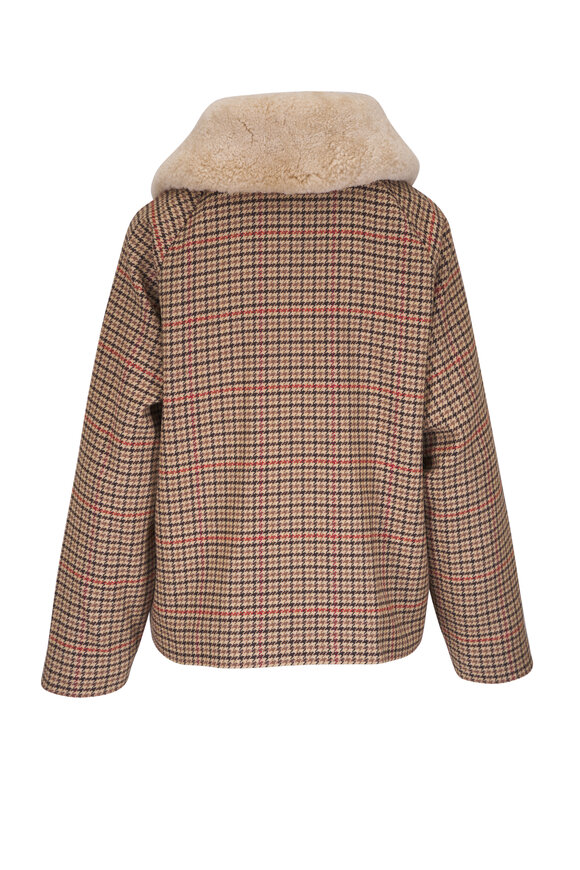 Nili Lotan - Apolin Large Oak Check Parka