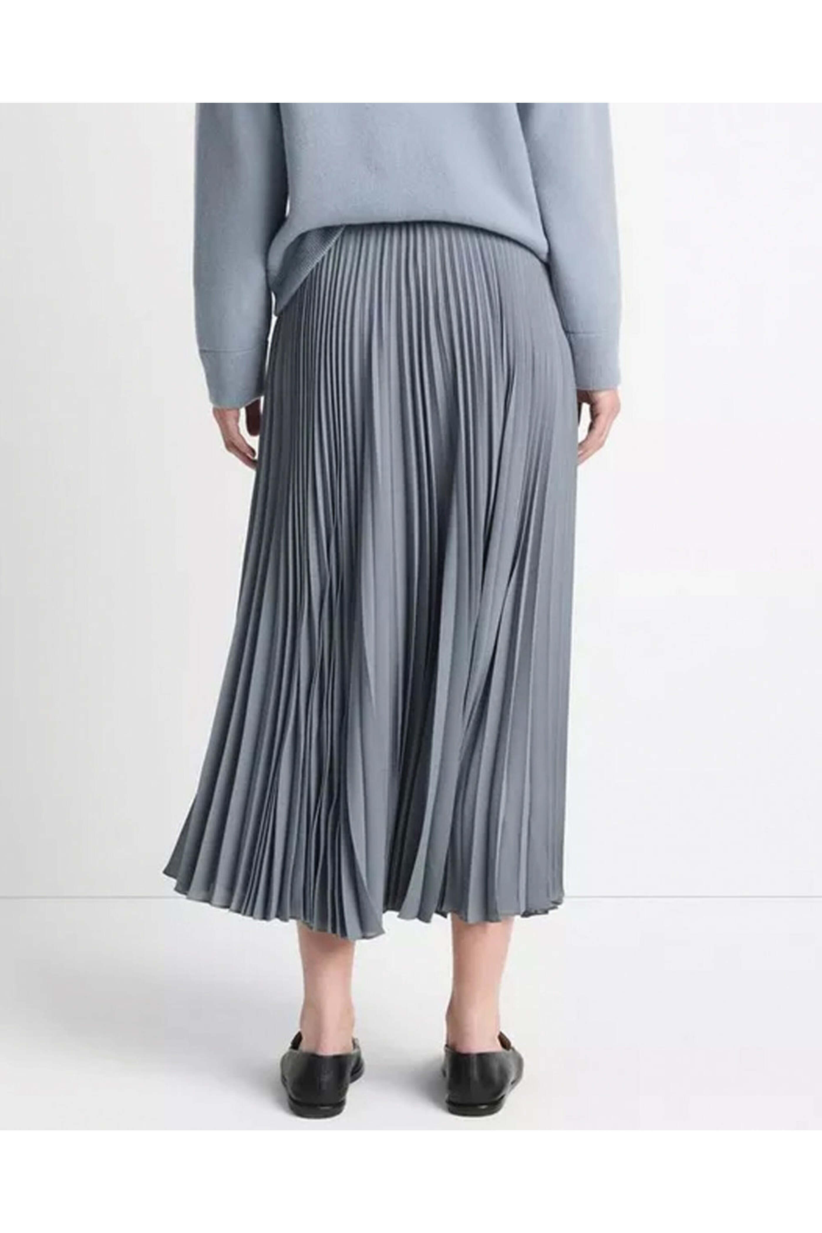 Vince - Lake Stone Drape Pleat Skirt