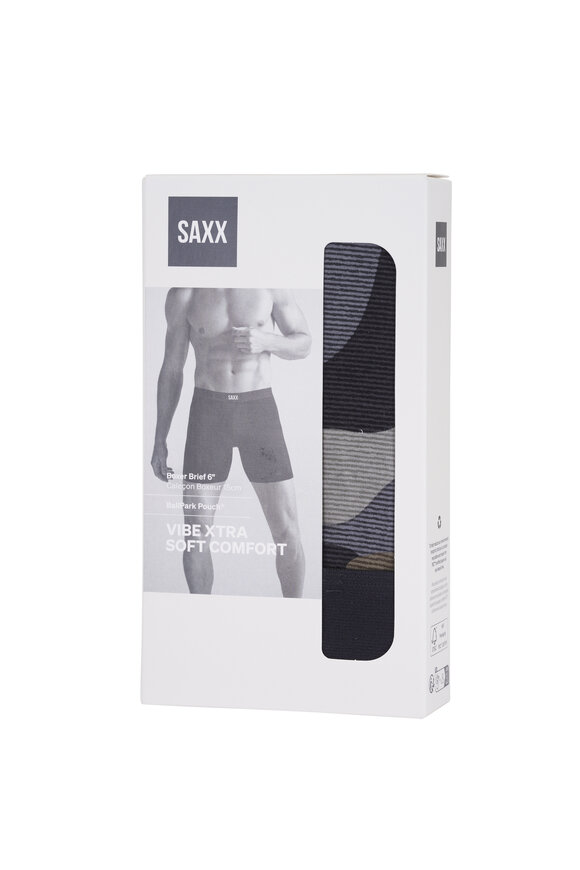 Saxx Underwear Vibe Xtra Camo Boxer Brief