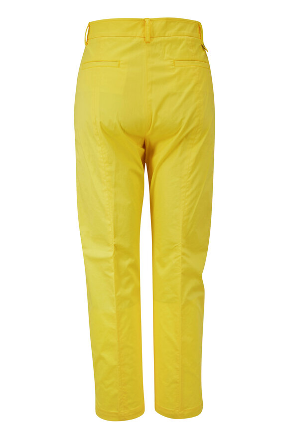 Bogner - Abbie Bright Yellow Stretch Cotton Pant 