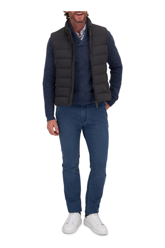 Moorer - Oliver Charcoal Gray Water Resistant Vest