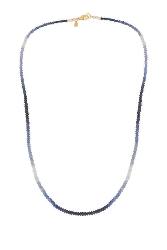 Cristina V. Blue Ombre Sapphire Rondelle Necklace