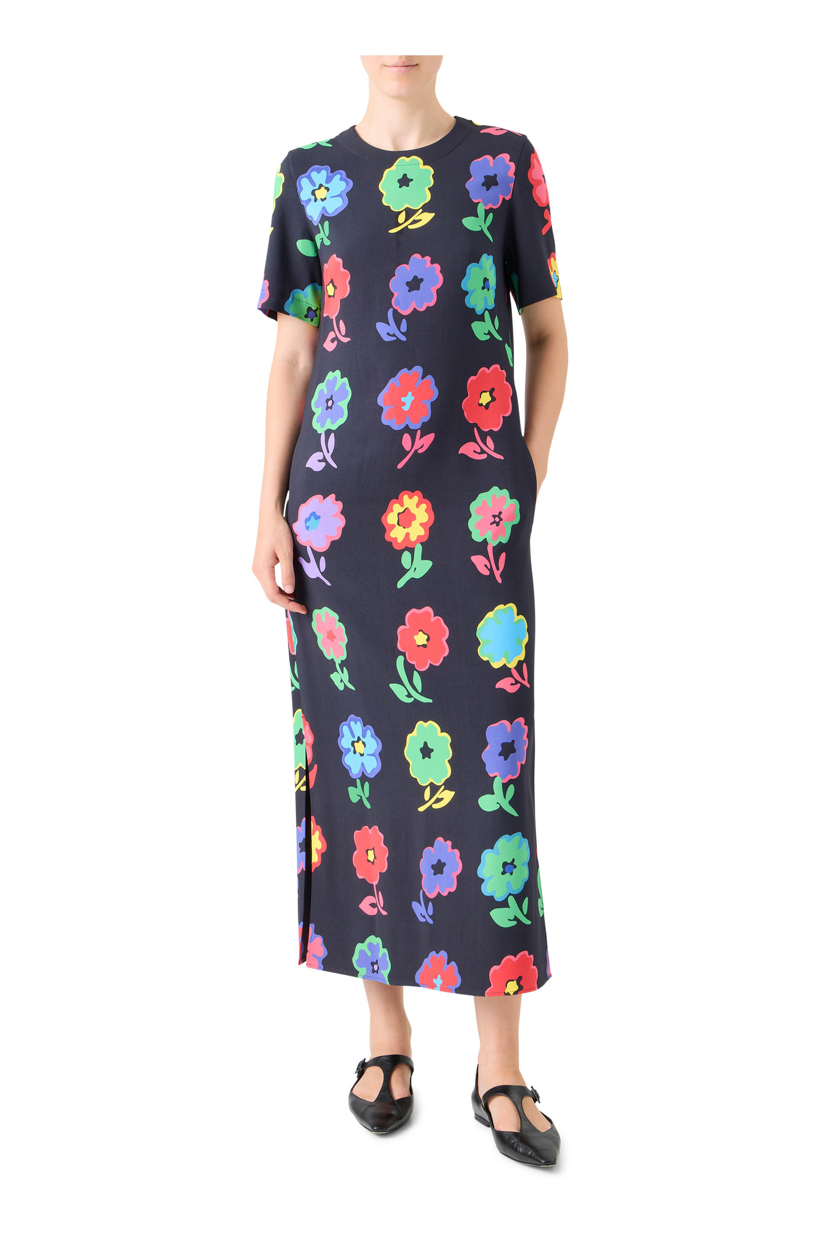Akris Punto - Floral Midi Tunic Dress